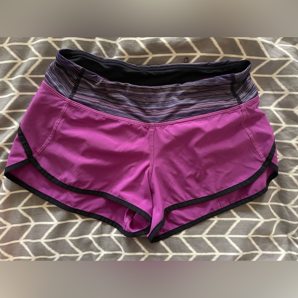 Lululemon short shorts, size 4. Very lightly worn